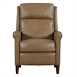 Pemberly Row Lotus Cream Power Cordless High Leg Recliner Two Pack