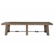 Pemberly Row Transitional Reclaimed Pine Bench in Weathered Brown