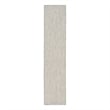 Pemberly Row 6' Runner Gray Silver Fabric Modern Area Rug (6' Runner)