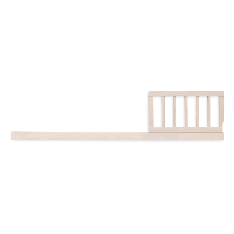 Pemberly Row Mid-Century Toddler Guardrail in Washed Natural