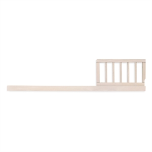 Pemberly Row Mid-Century Toddler Guardrail in Washed Natural