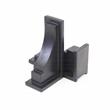 Pemberly Row Traditional Plastic Decorative Brackets in Black (Set of 2)