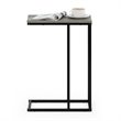 Pemberly Row Engineered Wood Living Sofa Side Table in French Oak Gray
