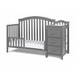 Pemberly Row Modern / Contemporary Toddler Bed Guardrail Gray