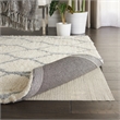 Pemberly Row 5' x 8' Ivory Fabric Bohemian Area Rug (8' x 5')
