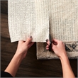 Pemberly Row 5' x 8' Ivory Fabric Bohemian Area Rug (8' x 5')