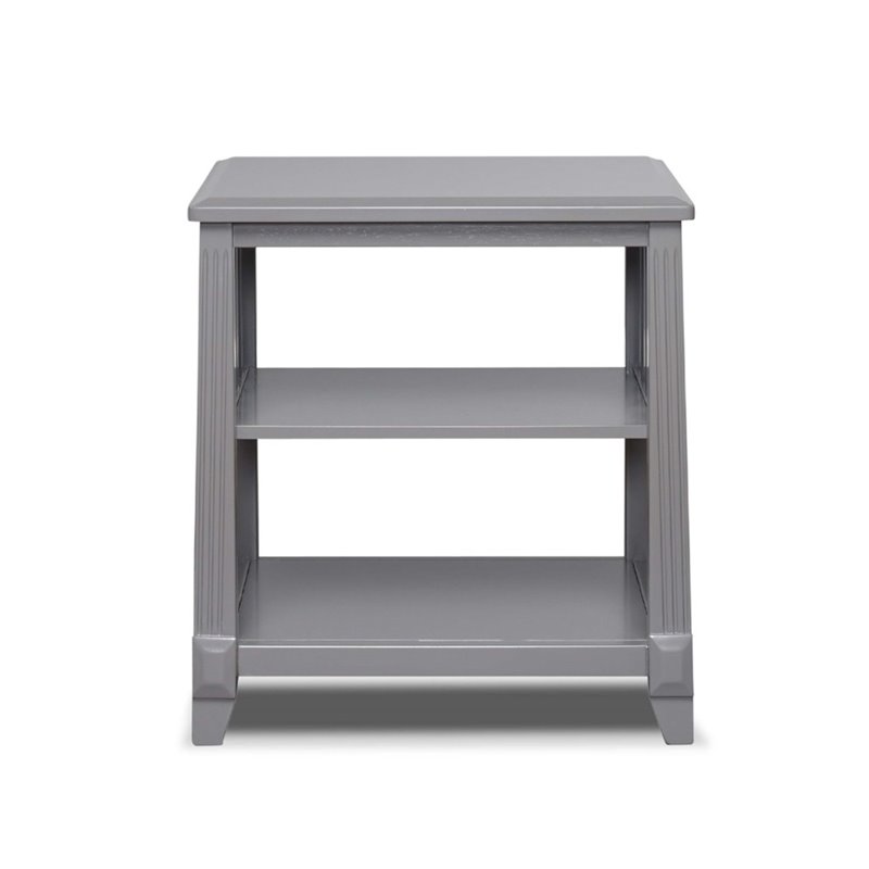 Pemberly Row Modern / Contemporary Nightstand in Gray Finish