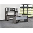 Pemberley Row Gray Steel Computer Desk Rectangular 72