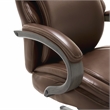 Pemberly Row Executive Office Chair with AIR Lumbar Technology Brown
