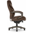 Pemberly Row Executive Office Chair with AIR Lumbar Technology Brown