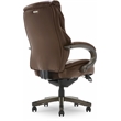 Pemberly Row Executive Office Chair with AIR Lumbar Technology Brown