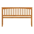 Pemberly Row Contemporary King Wood Headboard in Light Toffee