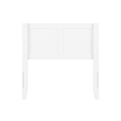 Pemberly Row Contemporary Twin Solid Wood Headboard in White