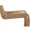Pemberly Row Rope and Metal Counter Stool in Tan Finish Set of 2