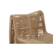 Pemberly Row Rope and Metal Counter Stool in Tan Finish Set of 2