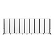 Pemberly Row 6ft Modern Metal Room Divider with 9 Sections in Clear