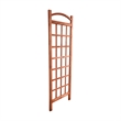 Pemberly Row Medium Brown Cedar Arched Square Lattice Trellis