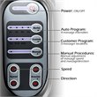 Pemberly Row Shiatsu Foot Massager w/ Remote Control in Burgundy Red