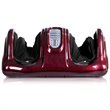 Pemberly Row Shiatsu Foot Massager w/ Remote Control in Burgundy Red
