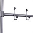 Pemberly Row Contemporary Steel Multifunctional Hall Tree in Black