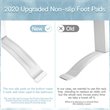 Pemberly Row Aluminum Freestanding/Wall Mounted Electric Towel Rail Rack-Silver