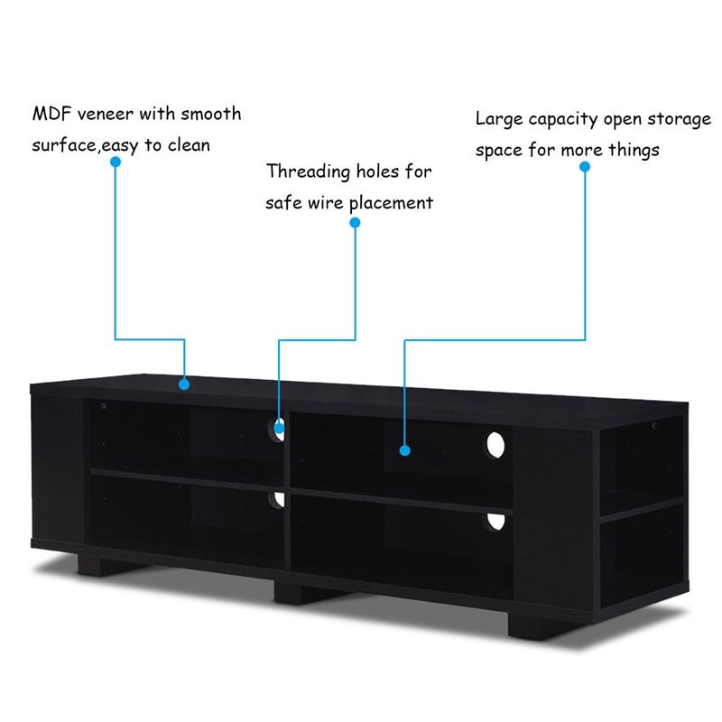 Pemberly Row TV Stand Console for TVs up to 59