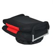Pemberly Row Swivel Gaming Floor Chair with Foldable Adjustable Backrest in Red