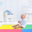 Pemberly Row 12-Pc Interlocking Kid's Puzzle Exercise Play Mats in Multi-Color