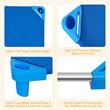 Pemberly Row Stackable Naptime Cot Daycare Rest Mat in Blue (Set of 6)