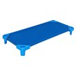 Pemberly Row Stackable Naptime Cot Daycare Rest Mat in Blue (Set of 6)