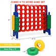 Pemberly Row 4-to-Score 4 in A Row Giant Game Set Kids Adults Fun Red Plastic