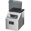 Pemberly Row Steel Ice Maker Machine 48Lbs/24H Self-Clean w/ LCD Display Silver