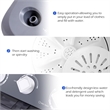 Pemberly Row Portable Twin Tub Total Washing Machine Washer Spain Spinner White
