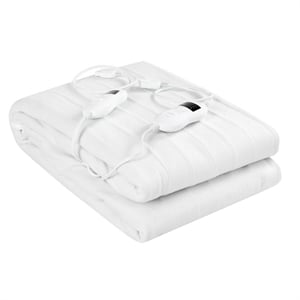 Pemberly Row Electric Heated Mattress Pad Safe Queen 8 Temperature 10h Time