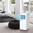 Pemberly Row 8000 BTU Air Conditioner & Dehumidifier Remote W/ Window Kit White