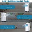 Pemberly Row 8000 BTU Air Conditioner & Dehumidifier Remote W/ Window Kit White