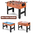 Pemberly Row 3-In-1 Multi Combo Game Table Soccer Billiards Hockey For Kids