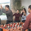 Pemberly Row 3-In-1 Multi Combo Game Table Soccer Billiards Hockey For Kids