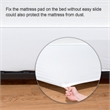 Pemberly Row Electric Heated Mattress Pad Safe Full 8 Temperature 10h Timer