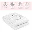 Pemberly Row Electric Heated Mattress Pad Safe Full 8 Temperature 10h Timer