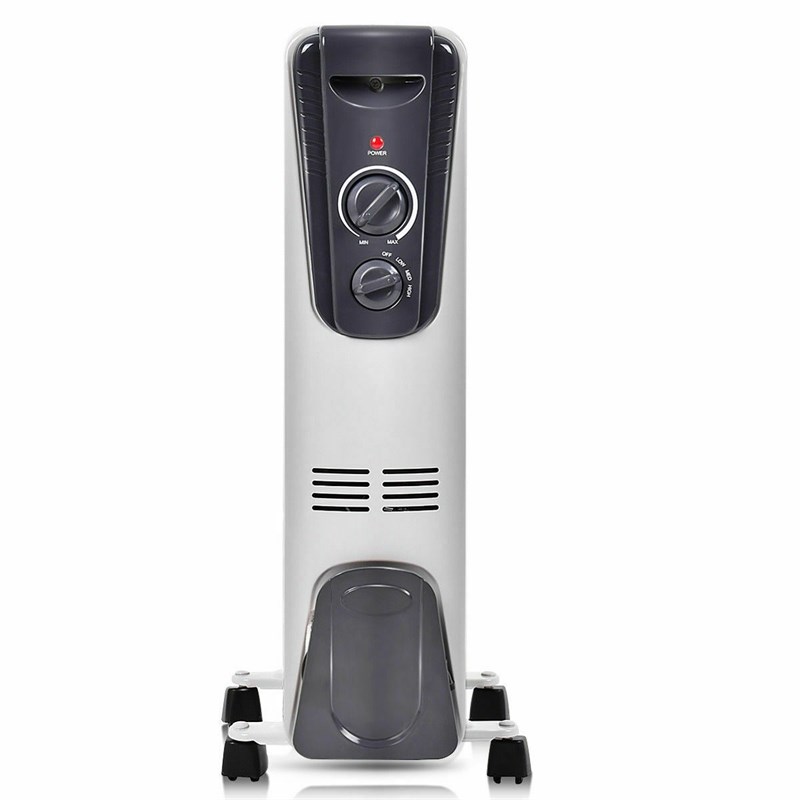 Pemberly Row 1500W Electric Oil Filled Radiator Space Heater Thermostat Room