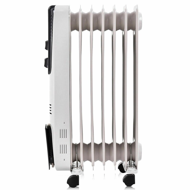 Pemberly Row 1500W Electric Oil Filled Radiator Space Heater Thermostat Room
