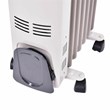 Pemberly Row 1500W Electric Oil Filled Radiator Space Heater Thermostat Room