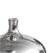 Pemberly Row 3-Piece Transitional Ceramic Vase Set in Silver