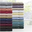 Pemberly Row Contemporary 8-Piece Cotton Towel Set in Silver