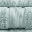 Pemberly Row Contemporary 8-Piece Cotton Towel Set in Light Blue
