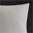 Pemberly Row 9-Piece Cotton Clip Jacquard Comforter Set - Gray