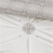 Pemberly Row 6-Piece Farmhouse Embroidered Cotton Comforter Set in Ivory
