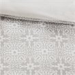 Pemberly Row 6-Piece Farmhouse Embroidered Cotton Comforter Set in Ivory