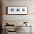 Pemberly Row Modern Real Stone Framed Graphic (4